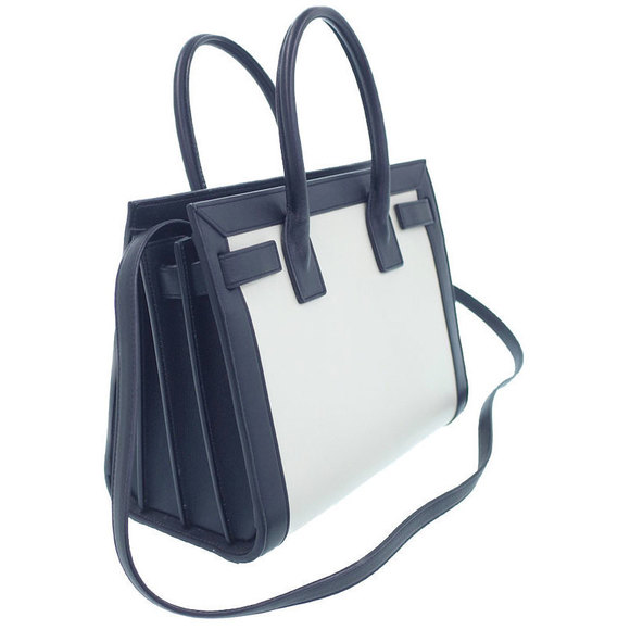 Saint Laurent Paris Sac de Jour Baby Black Ivory - Picture 2 of 9